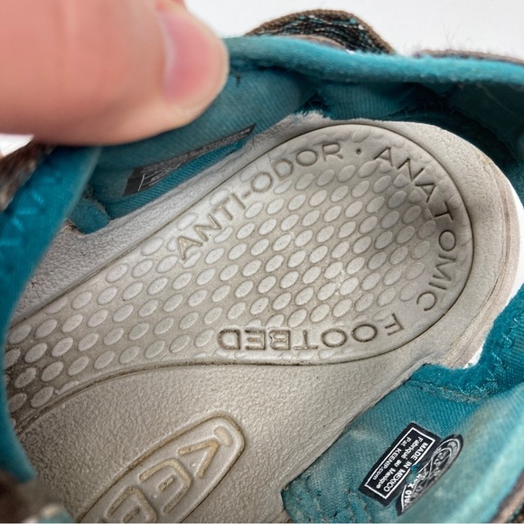 Keen | Whisper Brown/Teal Waterproof Sandals Size 9 Washable - Picture 6 of 8